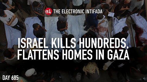 Israel kills hundreds, flattens homes in Gaza, with Nora Barrows-Friedman