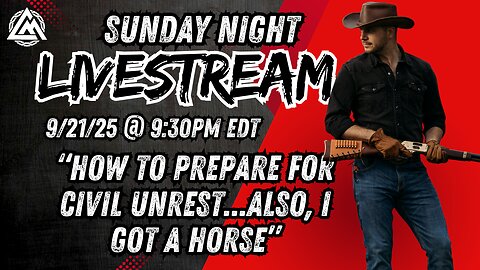 LIVESTREAM: How To Prepare for Civil Unrest
