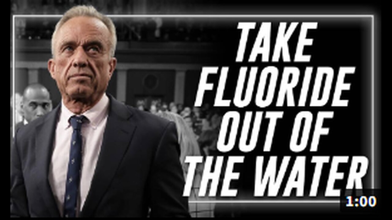 RFK Jr. Calls For Taking Fluoride Out Of The Water Supply & Investigations Into Various Vaccines!