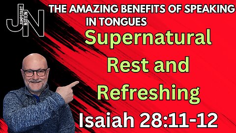 SPEAKING in TONGUES is the Secret to SUPERNATURAL REST AND CALM | Isaiah 28:11-12