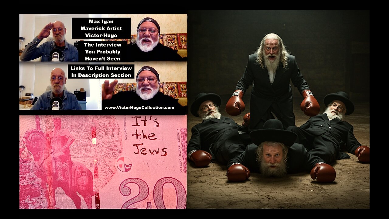 Max Igan Victor Hugo Discuss Solutions To Jewish Problem Gaza Genocide Noncompliance Observe Unite