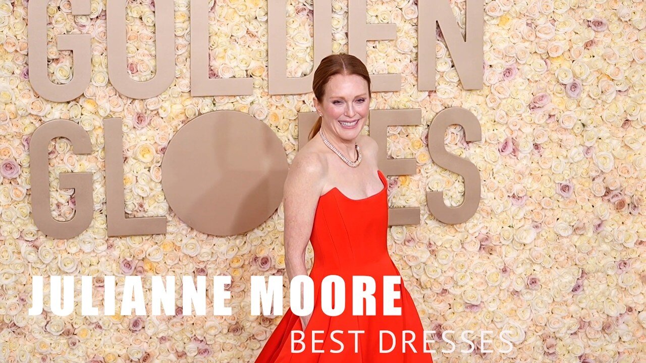 Best dressed JULIANNE MOORE Fashion Moments - 4K