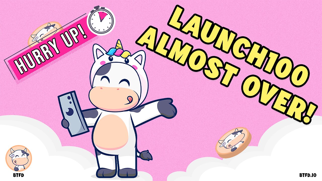 LAUNCH100 Code Unlocks BTFD's Top ICO Presale Moonshot Before March 30