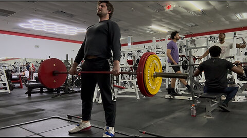 Deadlifts 150KG/330LBs for 3 Reps