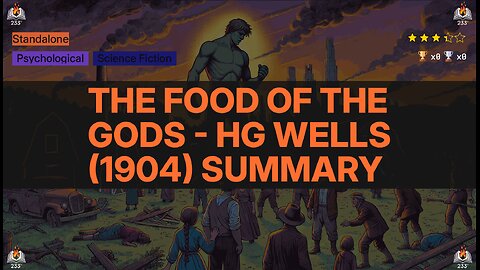The Food of the Gods - HG Wells (1904) Summary