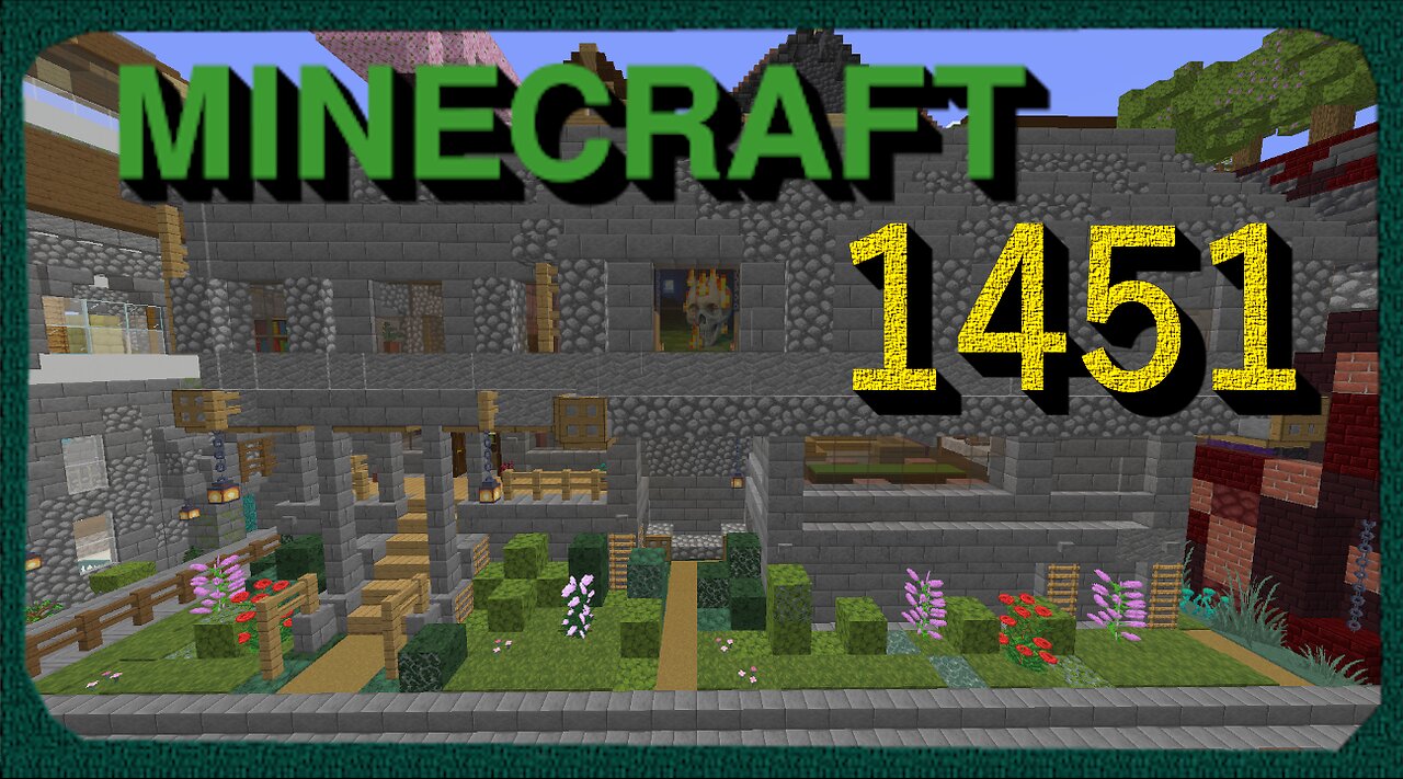 Lets Play Minecraft Episode – 1451 Finishing the Stone House
