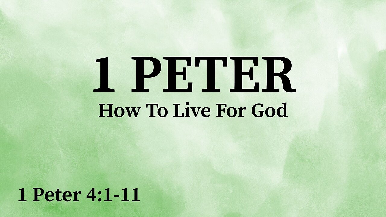 How To Live For God