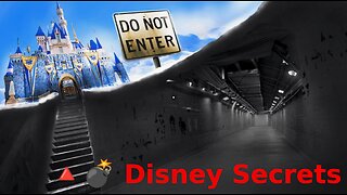 ⬛️🔺💣 Disney Secrets ▪️ CIA, Freemasonry, Occult, Drug & Sex Trafficking + Adrenochrome, Underground Tunnels, Cages