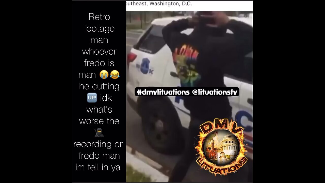 Taunting the police in dc retro video
