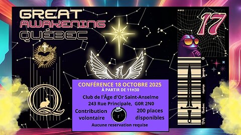 #78 Great Awakening Québec Podcast 21 septembre 2025 14H