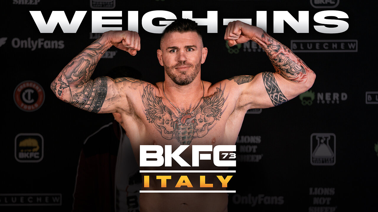 BKFC 73 ITALY on DAZN WEIGH-INS | LIVE!