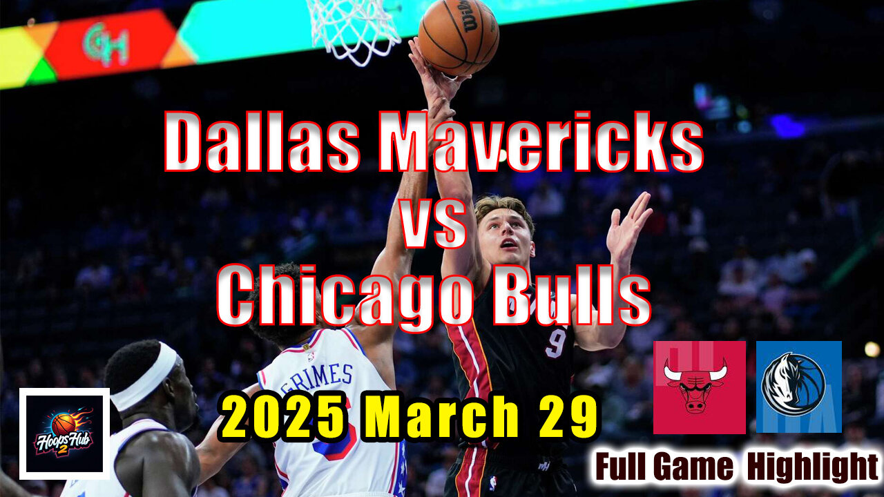 🔥 Dallas Mavericks vs Chicago Bulls FULL GAME HIGHLIGHTS | March 29, 2025 | NBA Regular Season 🏀