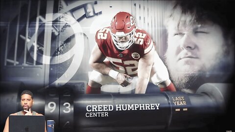 CHANNELADRIANTV Reacts | NFL Top 100 Players Of The 2024-2025 Season #93|C Creed Humphrey