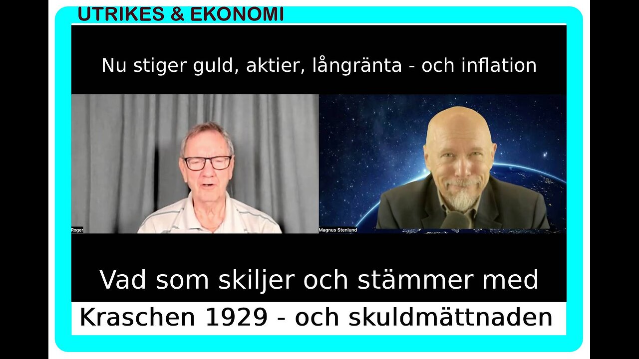 Utrikes & Ekonomi 59: Kraschen 1929 vs. dagens skuldmättnad