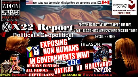 Ep 3702b-Epstein Narrative Just Trapped The [DS],Movie 1 Russia Hoax,Movie 2 Coming This Fall,Timing