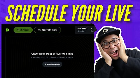 SCHEDULING YOUR STREAM ON RUMBLE STUDIO IS AVAILABLE!
