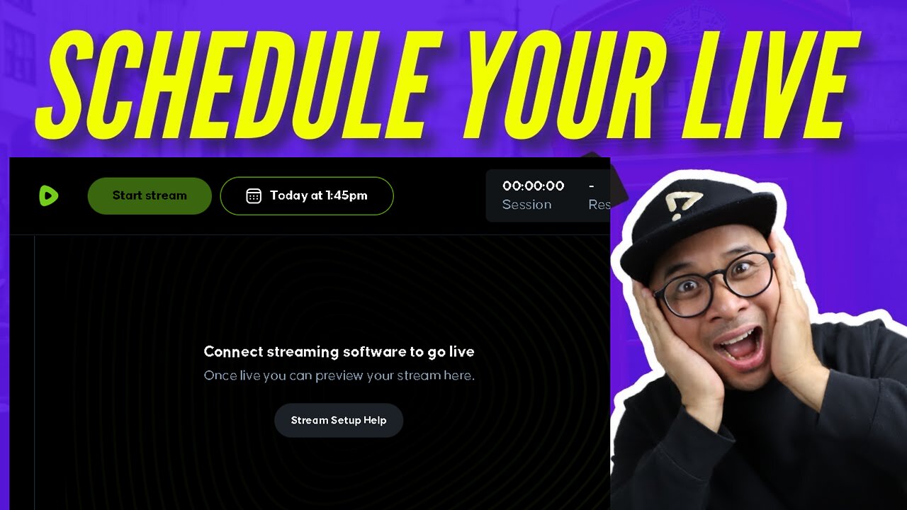 SCHEDULING YOUR STREAM ON RUMBLE STUDIO IS AVAILABLE!