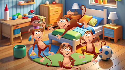 Five Little Monkeys Jumping on the Bed