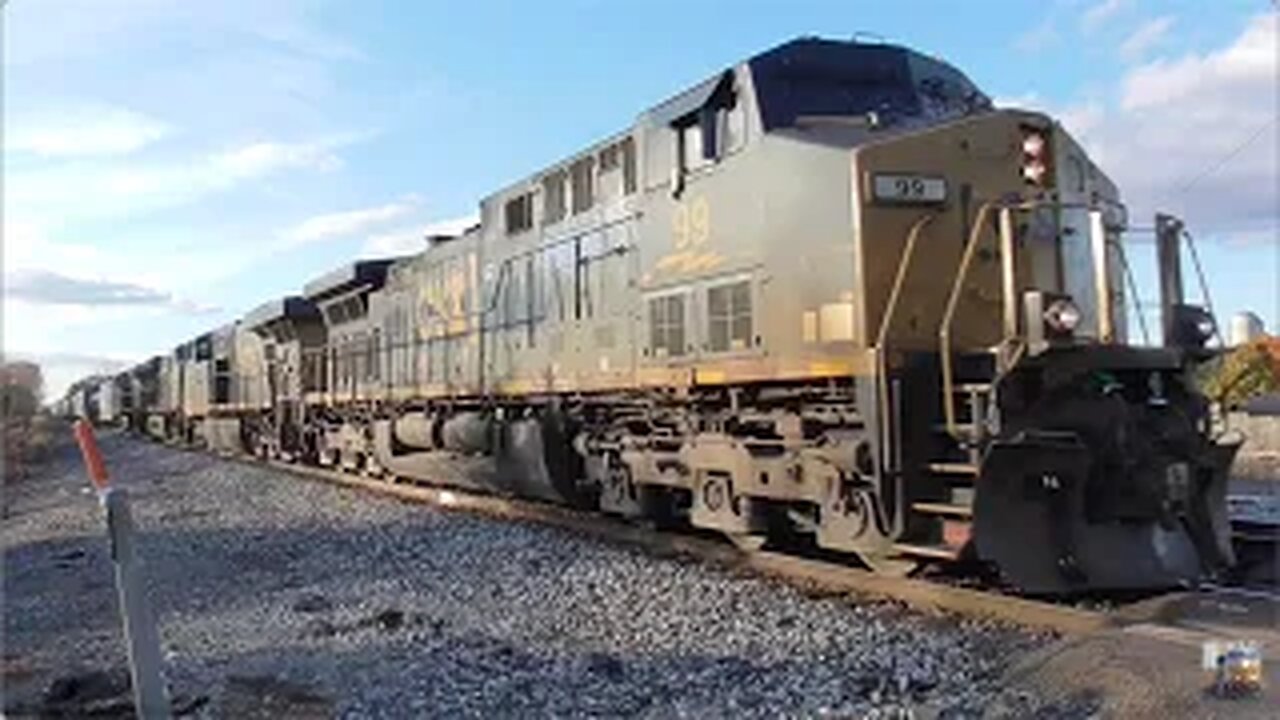 CSX Trains from Sterling, Ohio October 26, 2024 Part 4