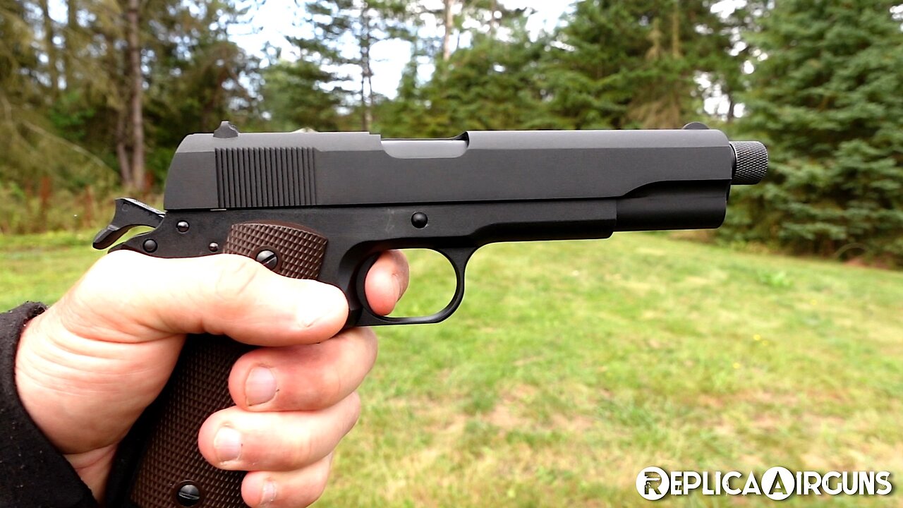 KJWorks Full Metal 1911 TBC CO2 Airsoft Pistol Field Test Review