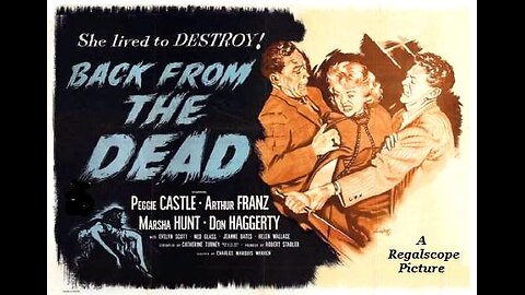 BACK FROM THE DEAD 1957 Evil Spirit of a Dead Woman Posseses a Newlywed Wife FULL MOVIE HD & W/S