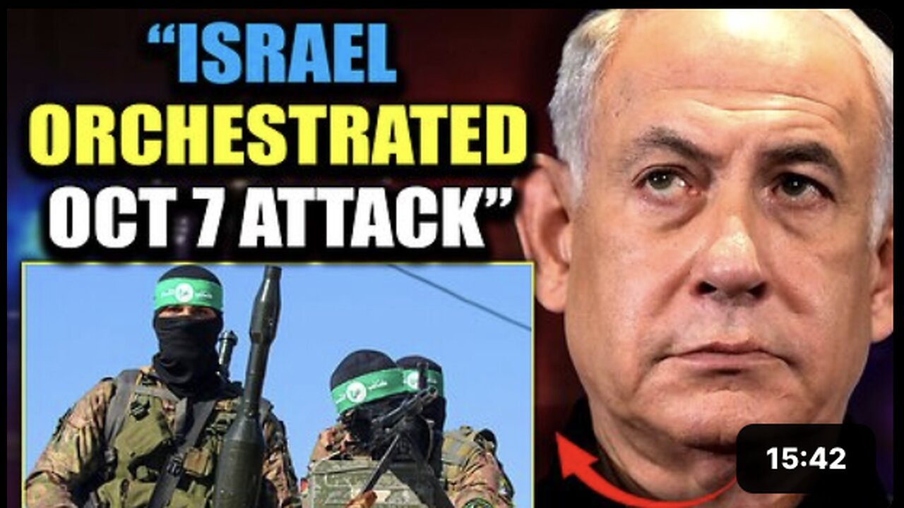 Israeli Soldier Admits Oct 7 Was 'False Flag' to Justify 'Palestinian Holocaust'