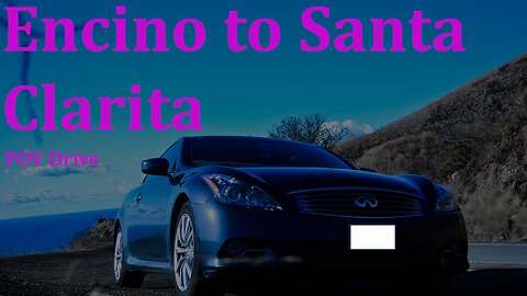 Encino to Santa Clarita Evening Time Drive #driving #pov #asmr #traffic #losangeles #commute