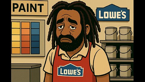 BLACKISH KRAKKER EXPOSED FOR LYING ABOUT BEING A SITE MANAGER BUY REALLY MIXING PAINT AT LOEWS?