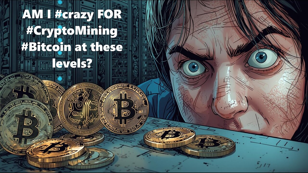 AM I #crazy FOR #CryptoMining #Bitcoin at these levels?