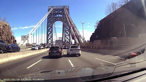 George Washington Bridge Upper Level To New York (NY)