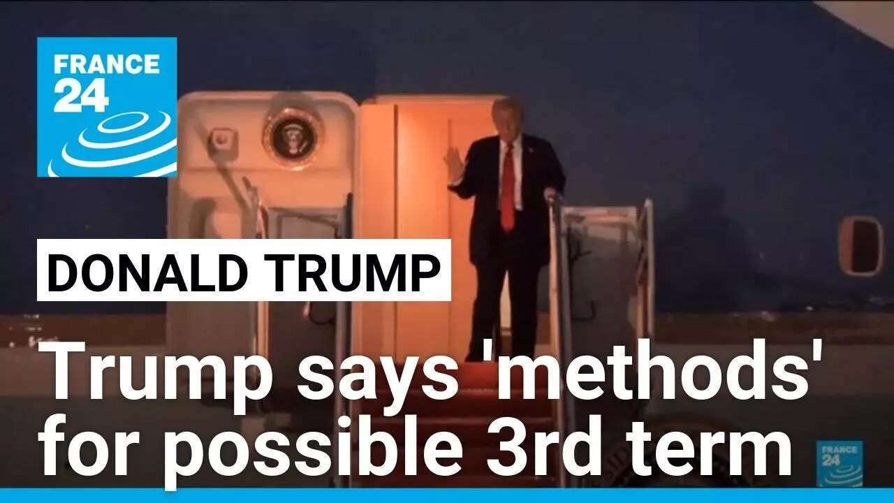 Trump says 'not joking' about possible third term as president