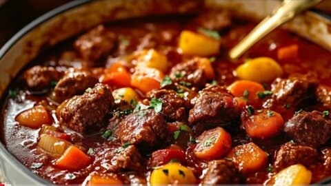 The tastiest beef stew recipe ever! Famous Hungarian goulash recepie! Easy beef & potato recipe 🔥❤️