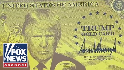 Trump to introduce a MILLION DOLLAR 'GOLD CARD' for immigration
