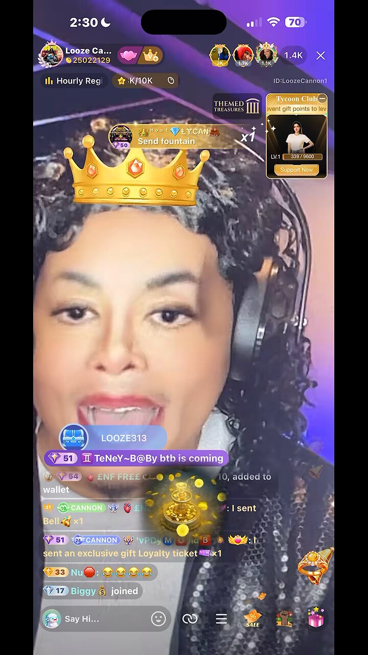 Looze cannon as Bigo Jackson (BIGO LIVE)