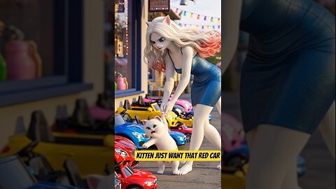 It's all about getting the red toy car..!