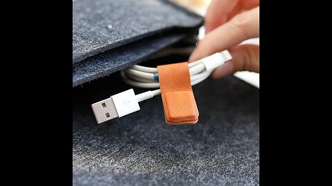 Versatile Magnetic Cable Organizer Strap, for Cables, Earphones & More (2PCS)