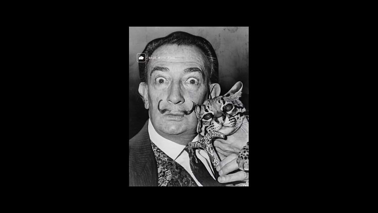 What if Salvador Dalí himself turned into a painting,What would that look like??