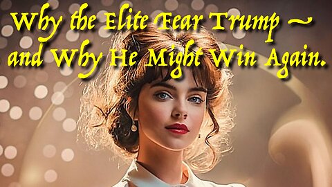 Why the Elite Fear Trump — and Why He Might Win Again.