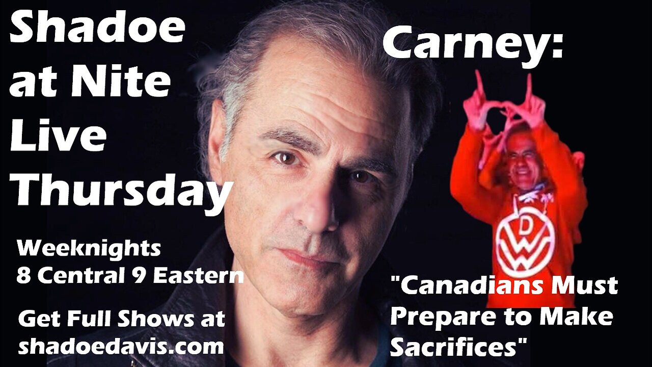 Oct. 23rd/2025- Carney Speech "Canadians Must Prepare to Make Sacrifices"