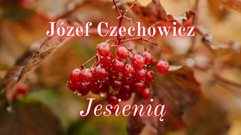 Chwila poezji 09: Józef Czechowicz "Jesienią"