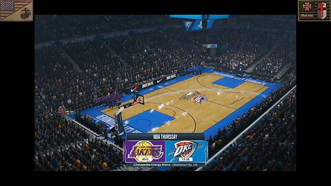 Basket Hoops 2025-2026: Game #46 [Los Angeles Lakers at Oklahoma City Thunder]