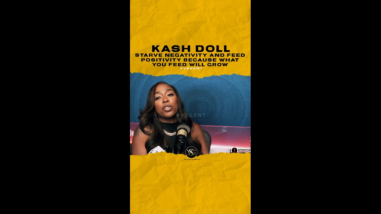 @kashdoll Starve negativity and feed positivity because what you feed will grow