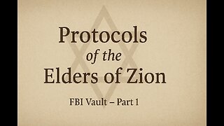 Protocols of Learned Elders of Zion