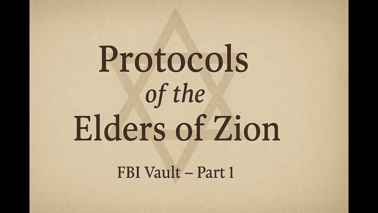 Protocols of Learned Elders of Zion