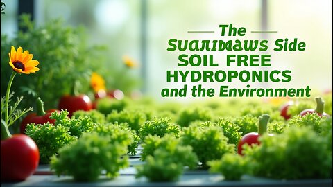 The Sustainable Side of Soil-Free Hydroponics and the Environment