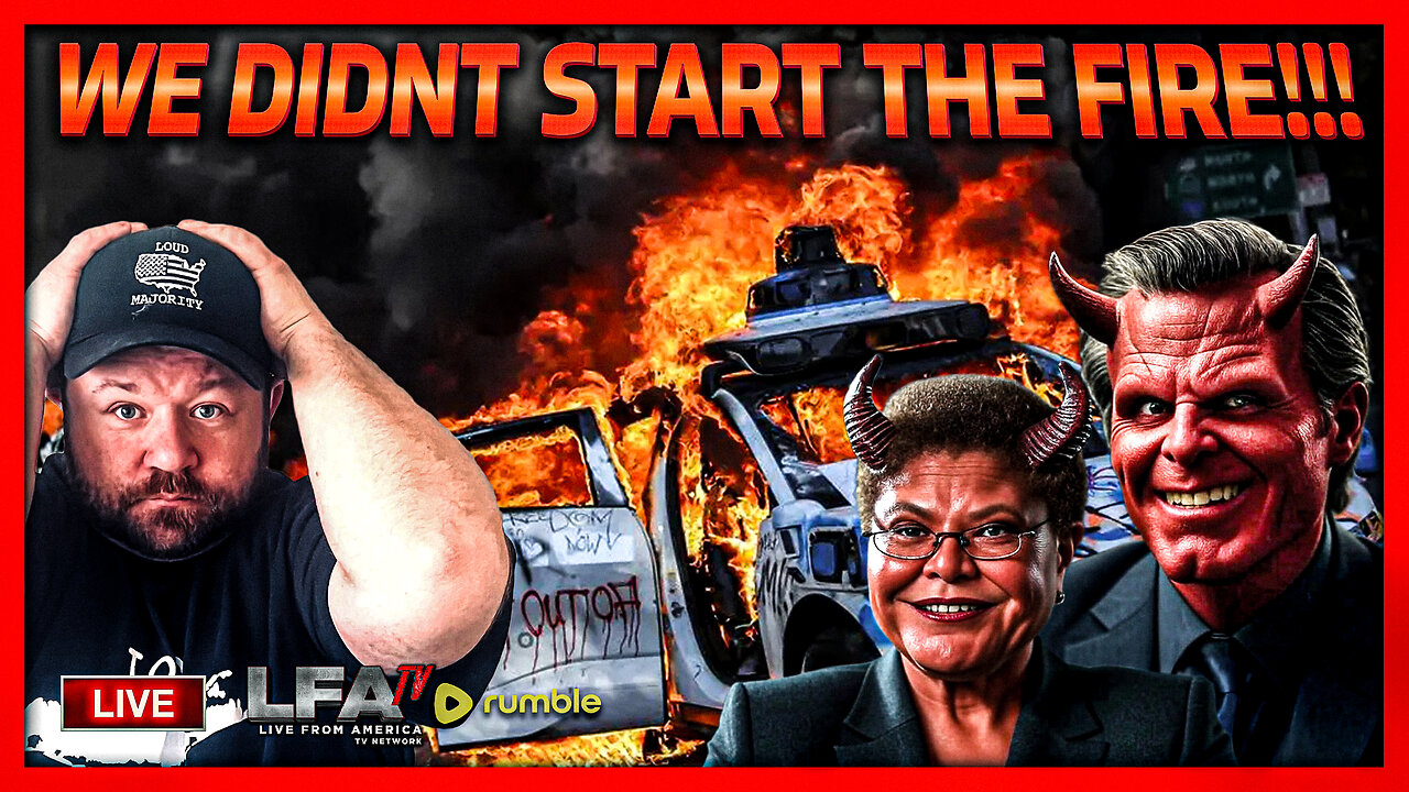 LA CONTINUES TO BURN BUT SOMEHOW TRUMP IS THE BAD GUY | LOUD MAJORITY 6.9.25 1PM