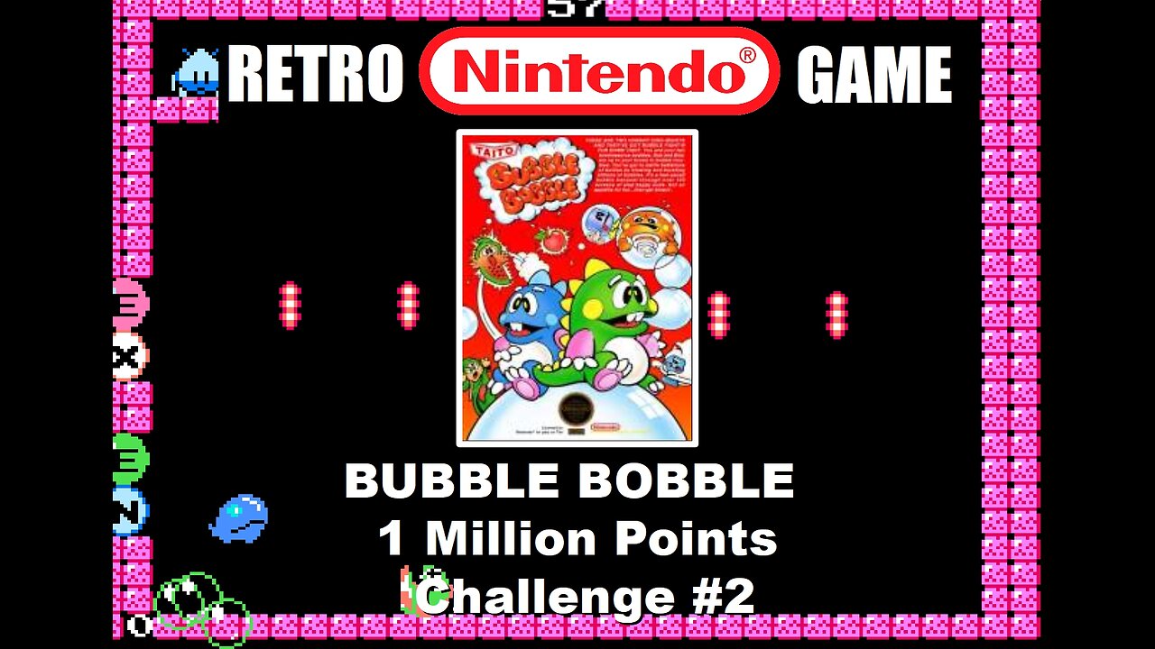 Bubble Bobble & the Million Point Challenge #2: BrightGaming plays Retro NES Nintendo Games
