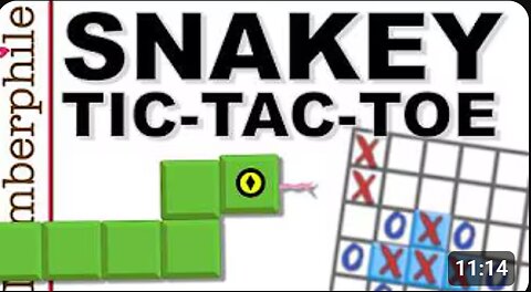🐍 The Snakey Hexomino: The Unsolved Tic-Tac-Toe Puzzle | Numberphile