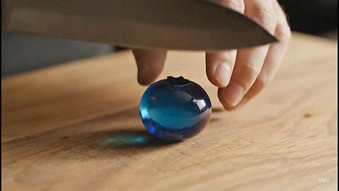 Cutting Glass Blueberry ASMR Calm your Mind #ai #aiart #flyxo #glasscutting #satisfying #asmrsounds