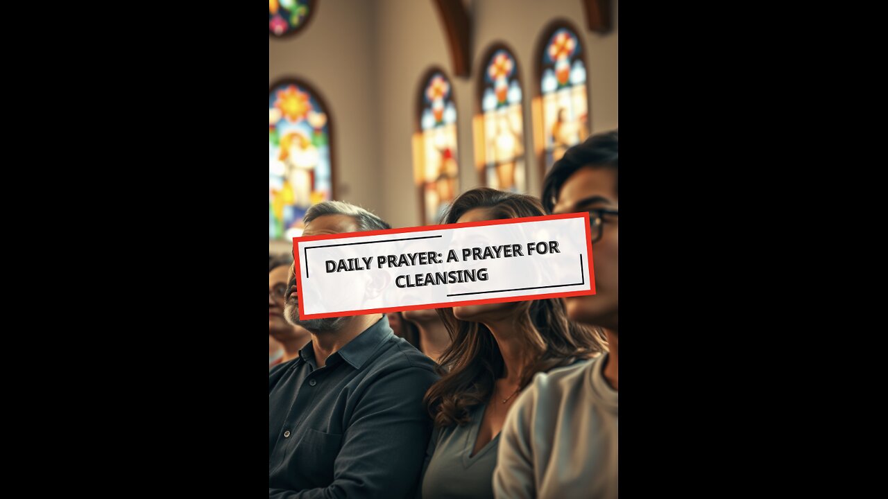 A Prayer for Cleansing